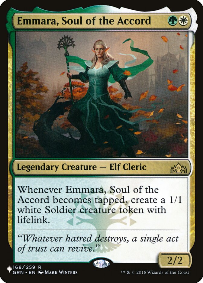 Emmara, Soul of the Accord (GRN-168) - The List (PLST)