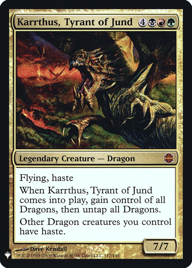 Karrthus, Tyrant of Jund - [Foil] The List (PLST)