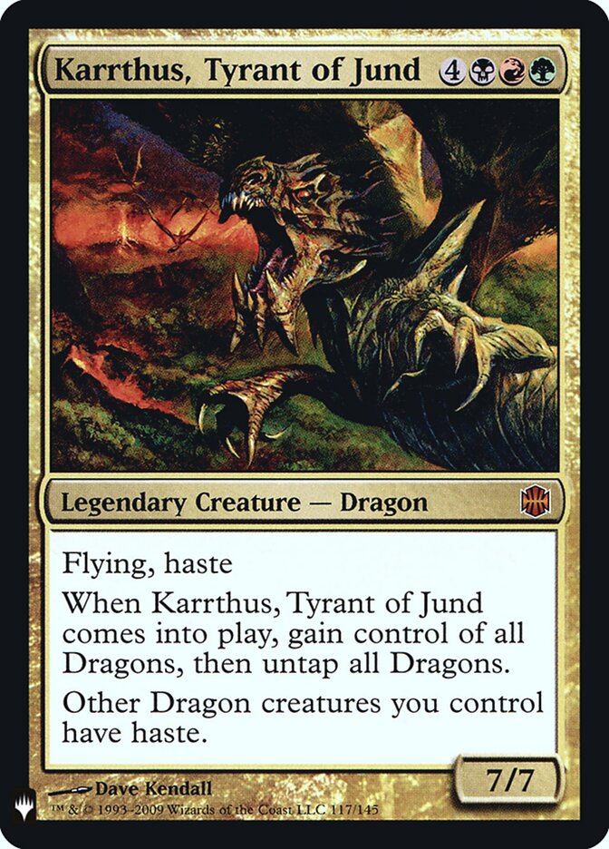 Karrthus, Tyrant of Jund (ARB-117) - The List (PLST)