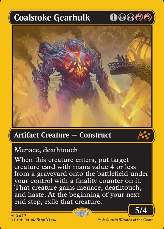 Coalstoke Gearhulk - [First Place Foil] Aetherdrift (DFT)