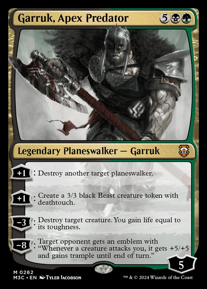 Garruk, Apex Predator (262) - Modern Horizons 3 Commander (M3C)