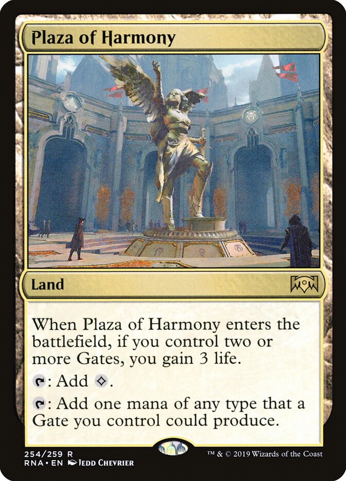 Plaza of Harmony (254) - Ravnica Allegiance (RNA)