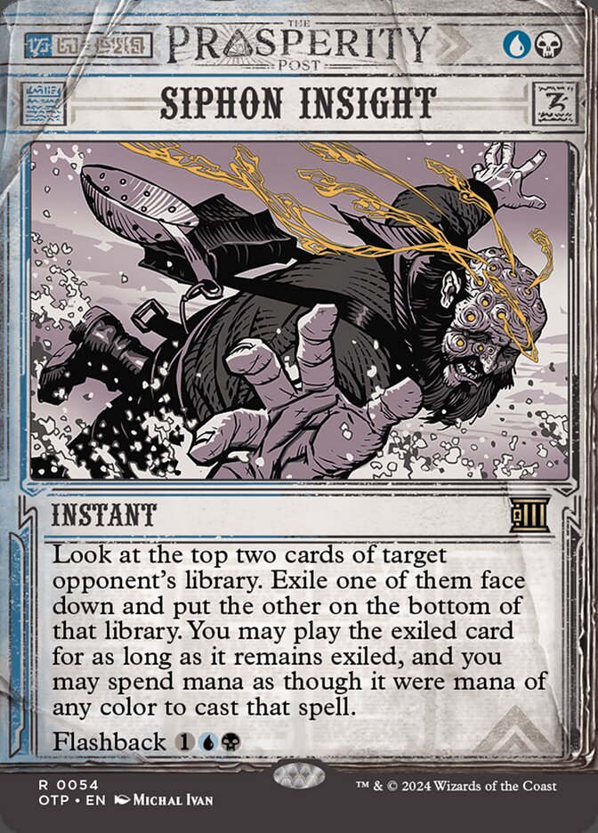 Siphon Insight - [Foil, Showcase] Breaking News (OTP)