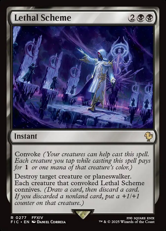 Lethal Scheme (277) - [Surge Foil] Final Fantasy Commander (FIC)