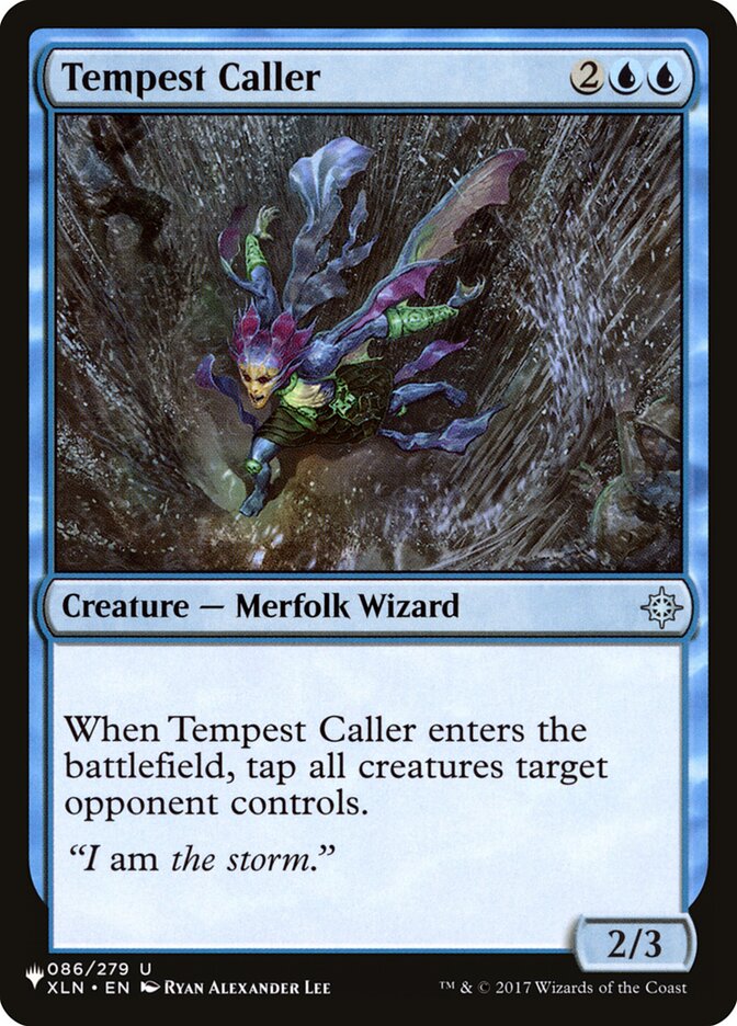 Tempest Caller (XLN-86) - The List (PLST)