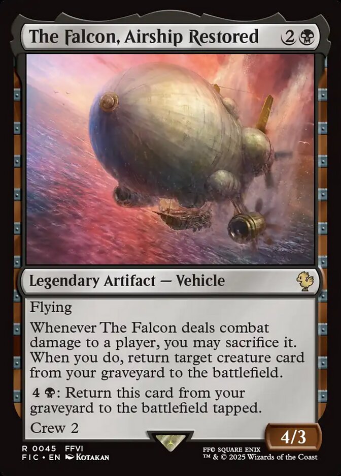 The Falcon, Airship Restored (45) - Final Fantasy Commander (FIC)