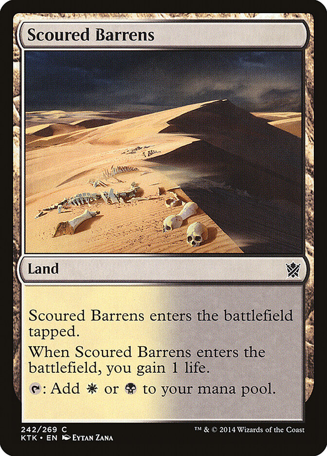 Scoured Barrens (242) - Khans of Tarkir (KTK)