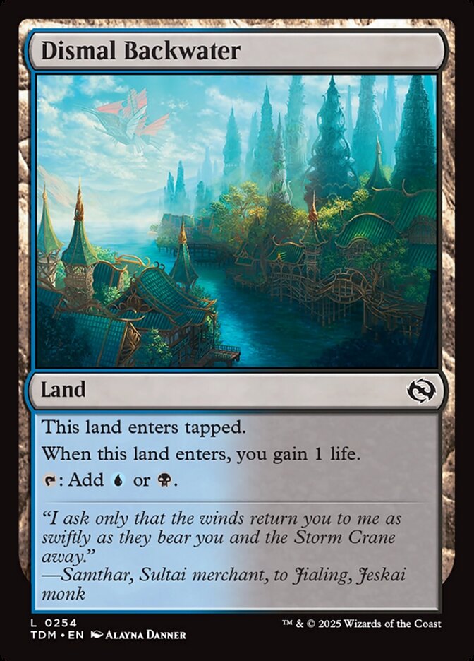 Dismal Backwater (254) - Tarkir: Dragonstorm (TDM)
