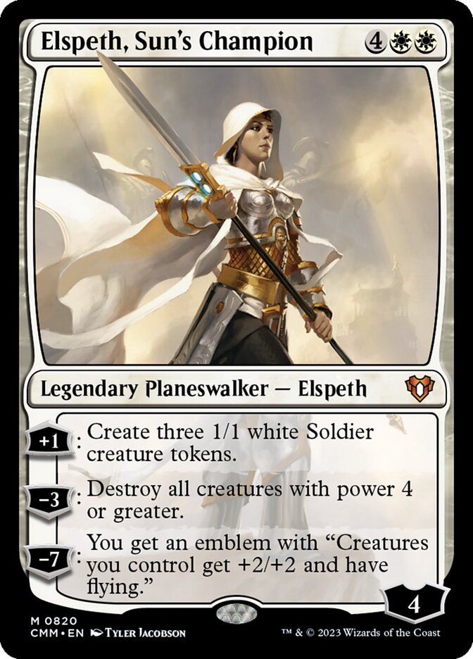 Elspeth, Sun's Champion (820) - Commander Masters (CMM)