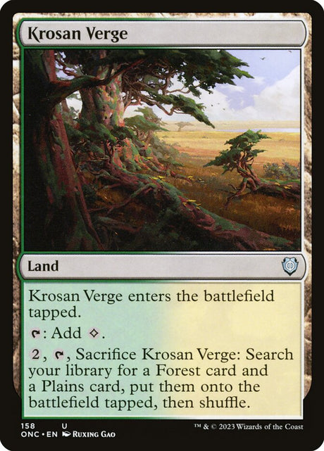 Krosan Verge (158) - Phyrexia: All Will Be One Commander (ONC)