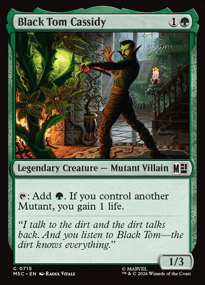Black Tom Cassidy (715) - Marvel Super Heroes Commander (MSC)