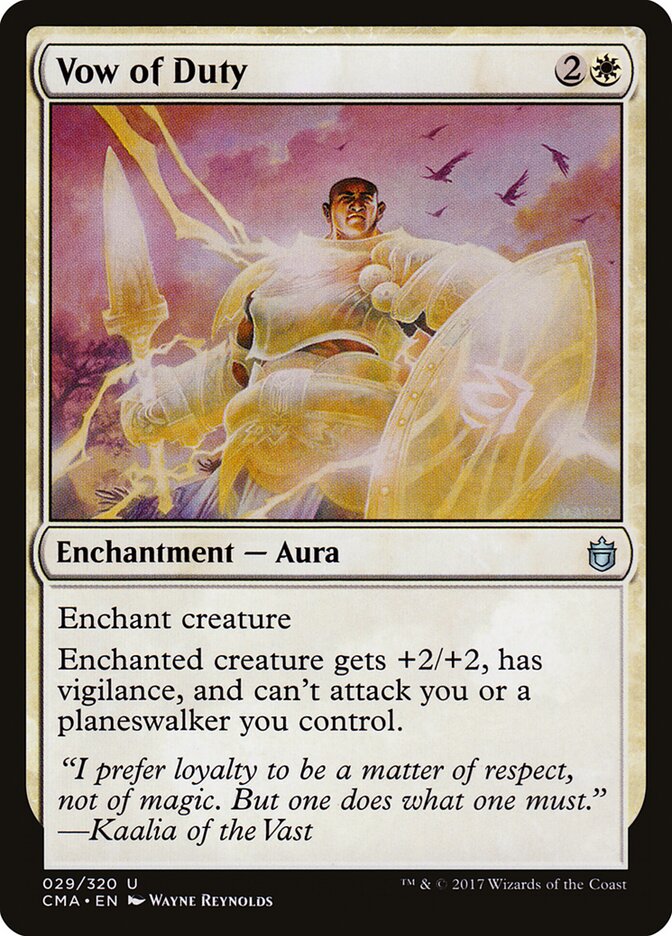 Vow of Duty (29) - Commander Anthology (CMA)