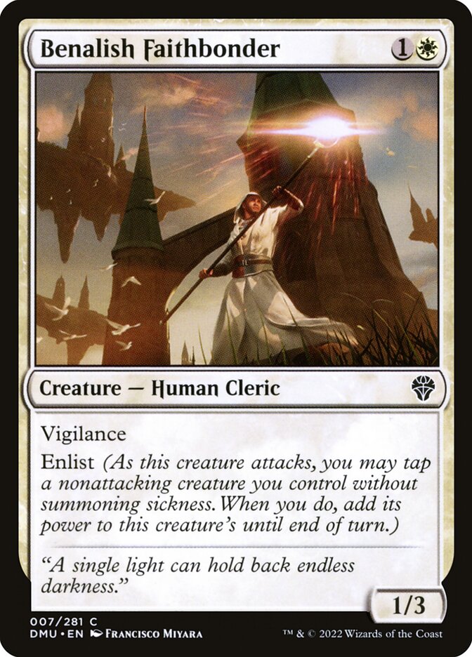 Benalish Faithbonder (7) - Dominaria United (DMU)