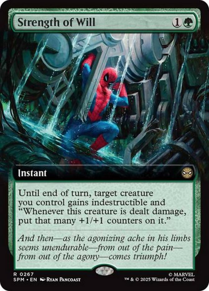 Strength of Will (267) - [Foil, Extended Art] Marvel's Spider-Man (SPM)