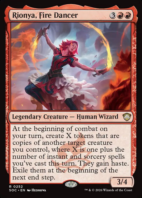 Rionya, Fire Dancer (252) - Secrets of Strixhaven Commander (SOC)