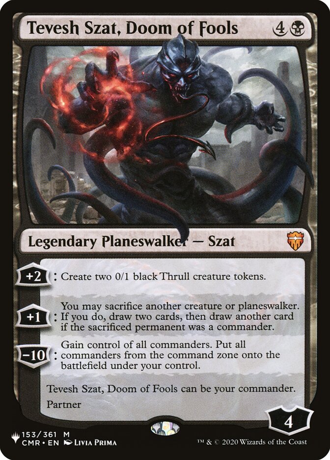 Tevesh Szat, Doom of Fools (CMR-153) - The List (PLST)