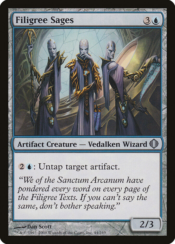 Filigree Sages (44) - Shards of Alara (ALA)