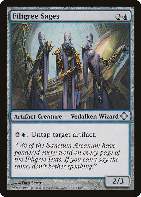 Filigree Sages (44) - Shards of Alara (ALA)