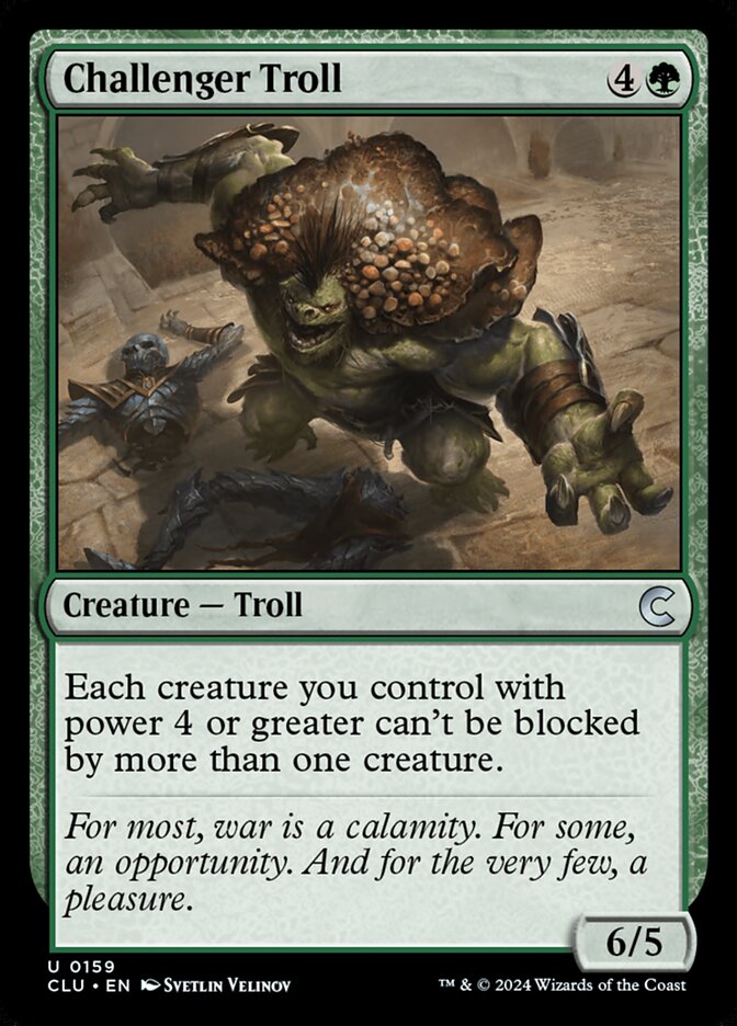 Challenger Troll (159) - Ravnica: Clue Edition (CLU)