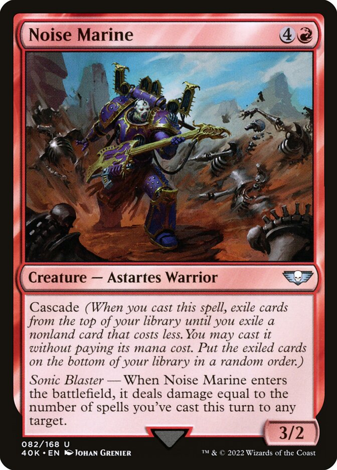 Noise Marine (82) - Warhammer 40,000 Commander (40K)