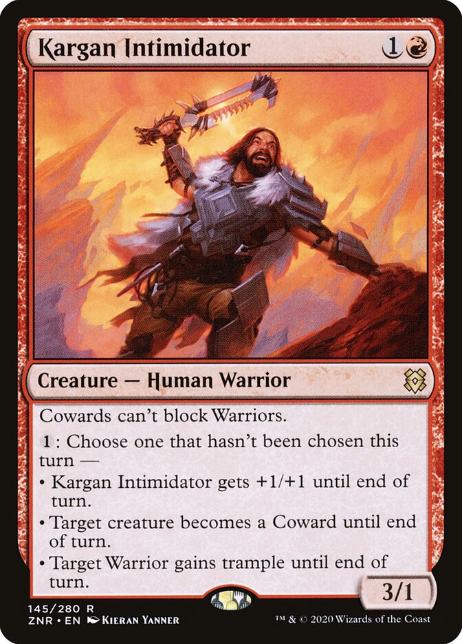 Kargan Intimidator (145) - Zendikar Rising (ZNR)