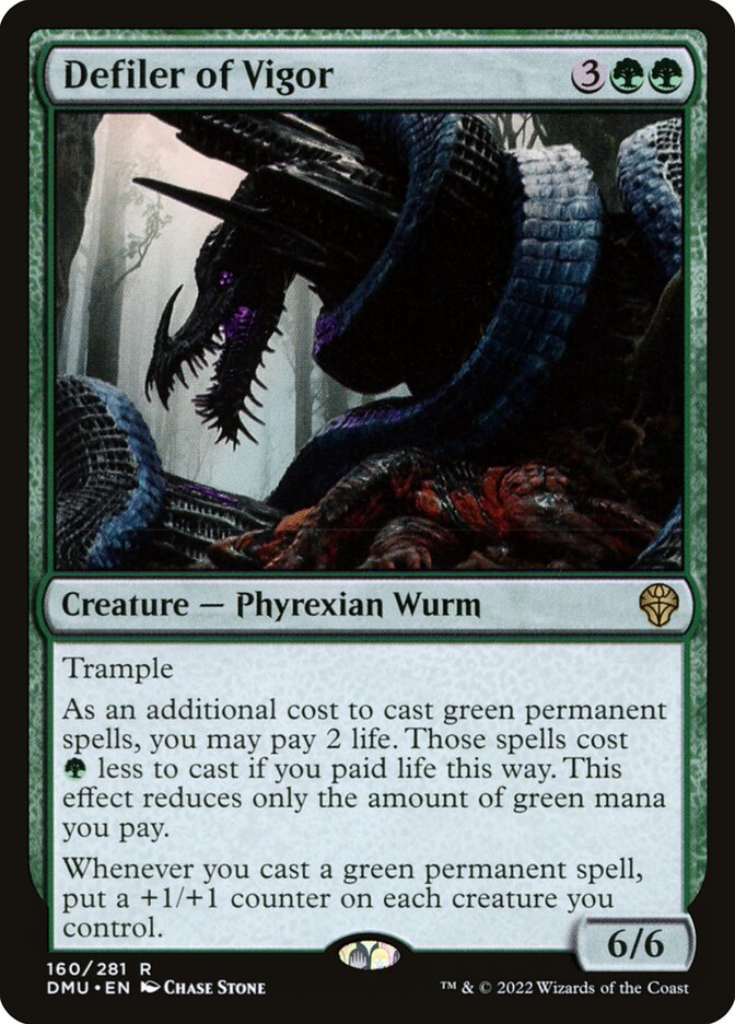 Defiler of Vigor (160) - Dominaria United (DMU)