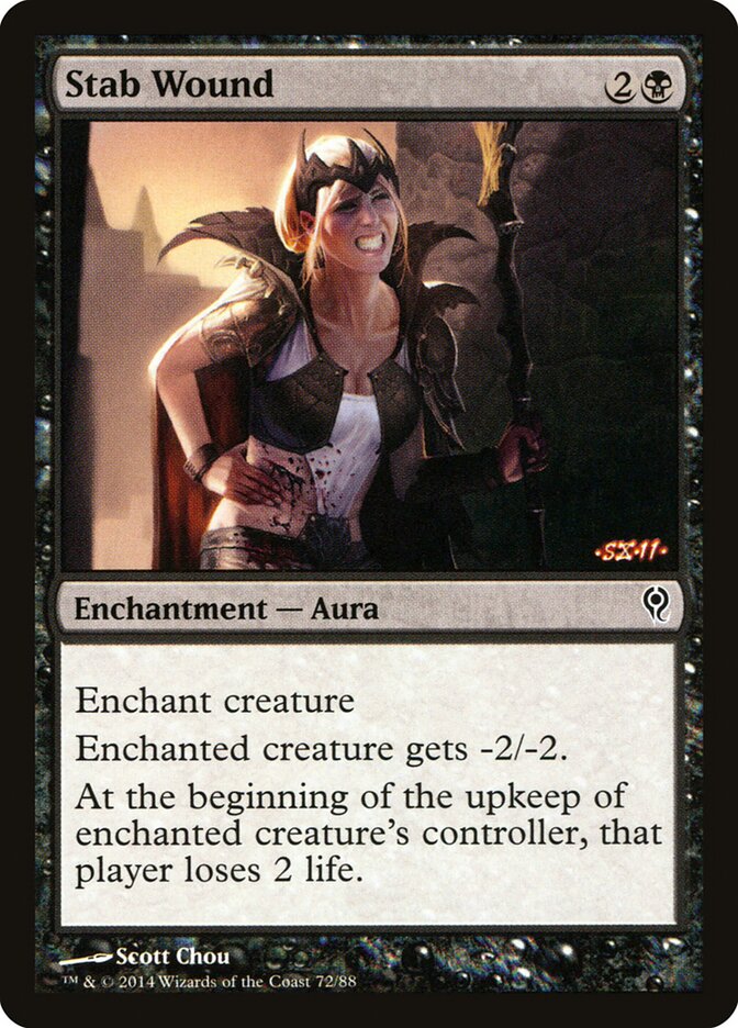 Stab Wound (72) - Duel Decks: Jace vs. Vraska (DDM)