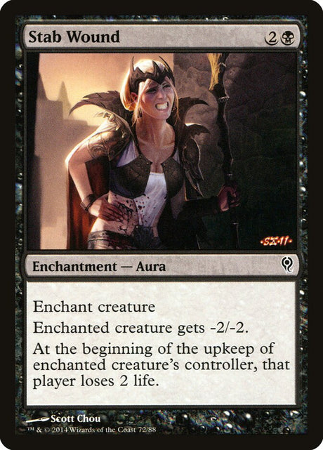 Stab Wound (72) - Duel Decks: Jace vs. Vraska (DDM)