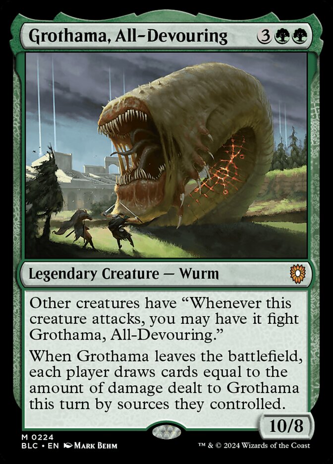 Grothama, All-Devouring (224) - Bloomburrow Commander (BLC)
