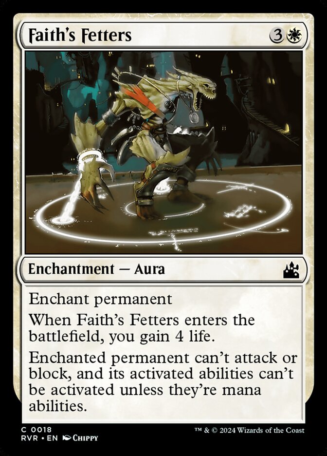 Faith's Fetters (18) - Ravnica Remastered (RVR)