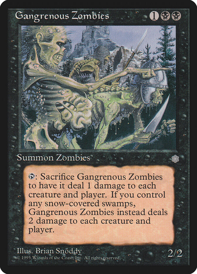 Gangrenous Zombies (127) - Ice Age (ICE)