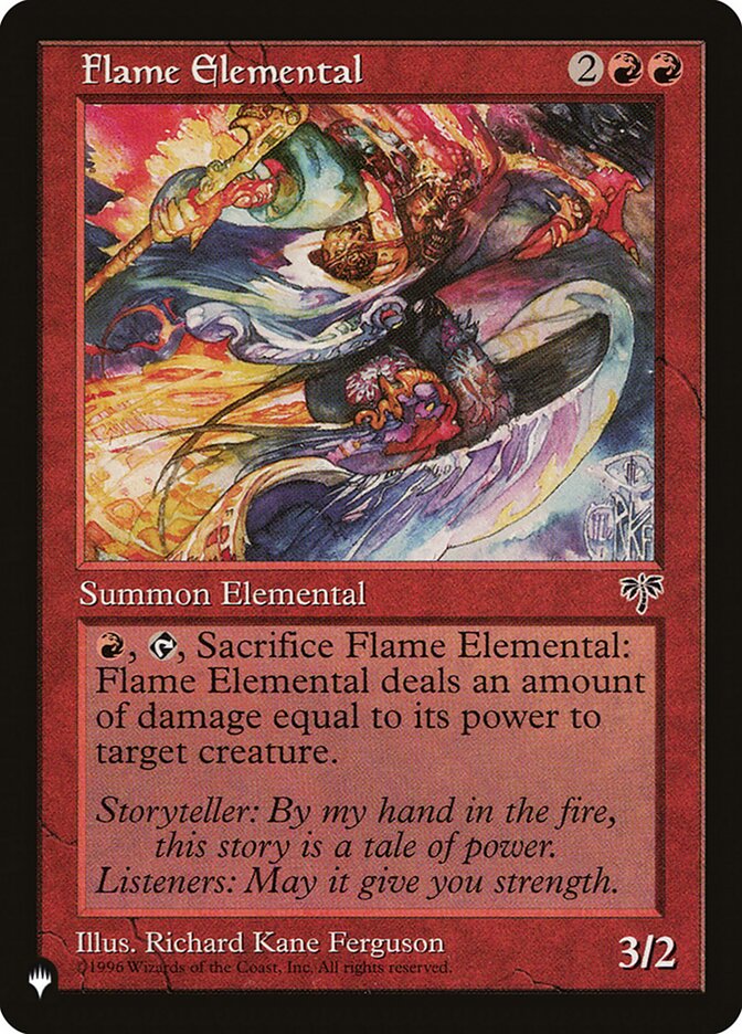 Flame Elemental (MIR-175) - The List (PLST)