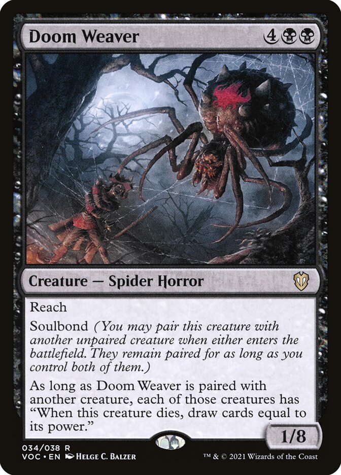 Doom Weaver (34) - Crimson Vow Commander (VOC)