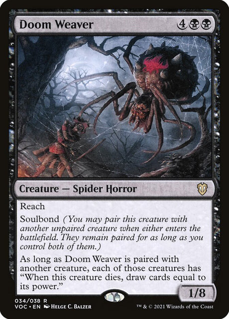 Doom Weaver (34) - Crimson Vow Commander (VOC)