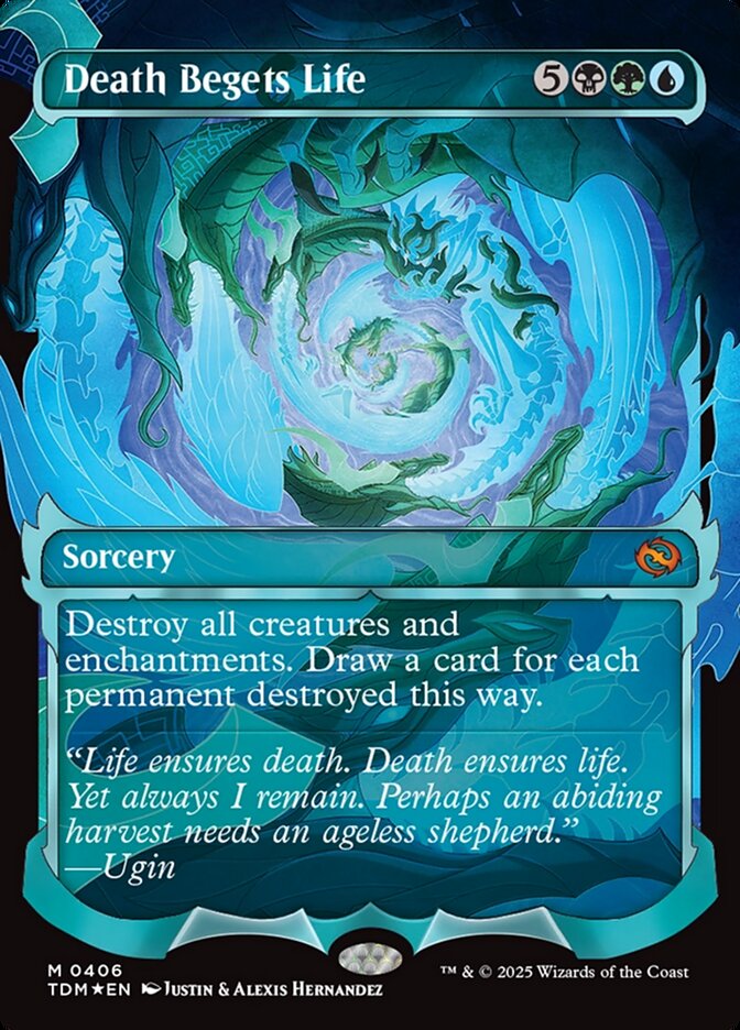 Death Begets Life (406) - [Foil, Showcase] Tarkir: Dragonstorm (TDM)