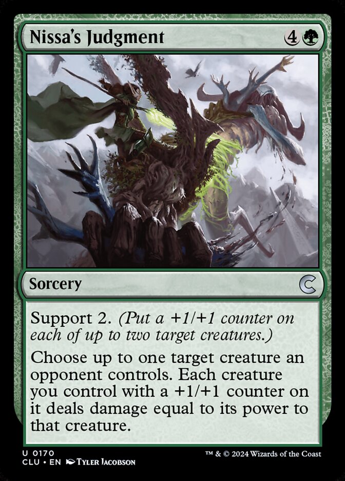 Nissa's Judgment (170) - Ravnica: Clue Edition (CLU)