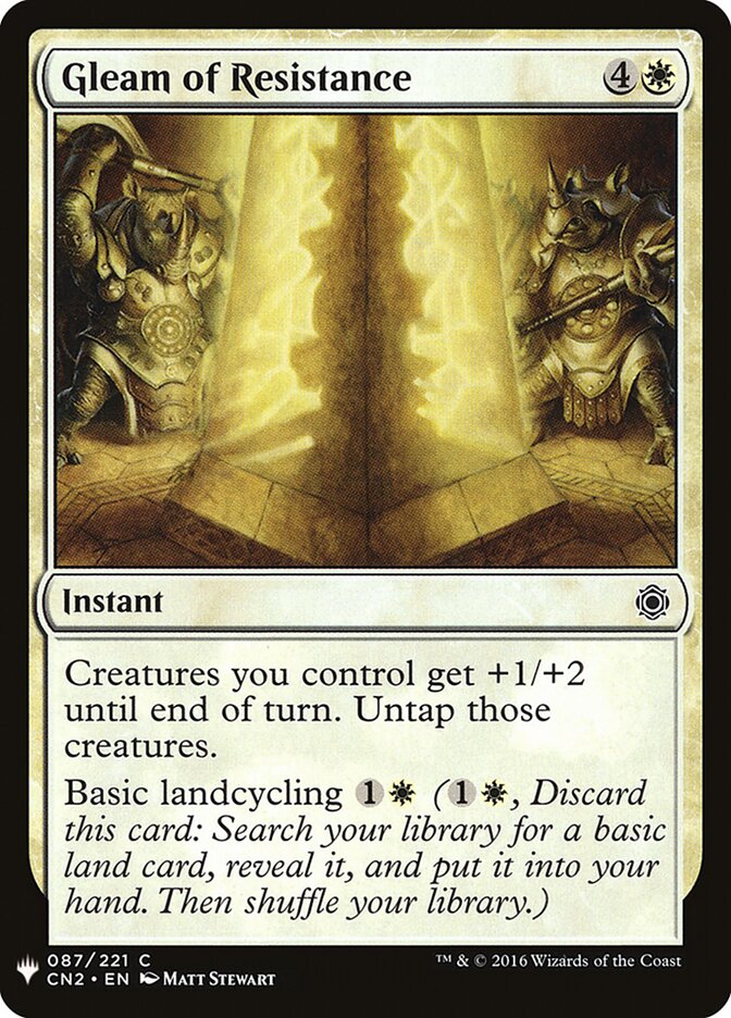 Gleam of Resistance (CN2-87) - The List (PLST)