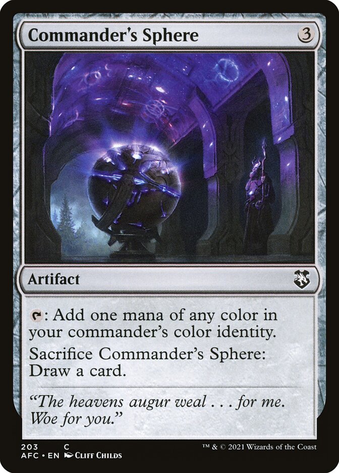 Commander's Sphere (203) - Forgotten Realms Commander (AFC)