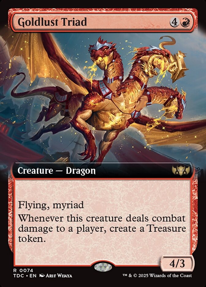 Goldlust Triad (74) - Tarkir: Dragonstorm Commander (TDC)