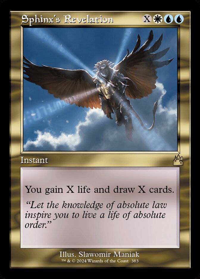 Sphinx's Revelation (383) - Ravnica Remastered (RVR)