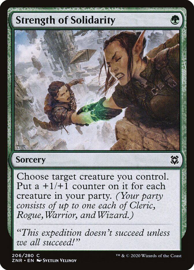 Strength of Solidarity (206) - Zendikar Rising (ZNR)