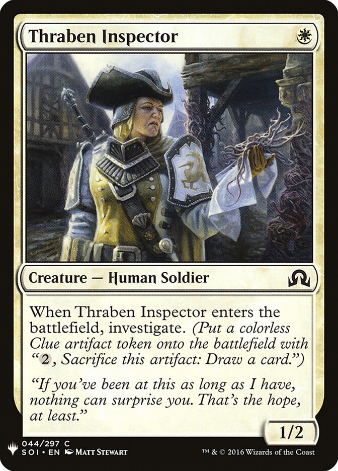 Thraben Inspector (SOI-44) - The List (PLST)