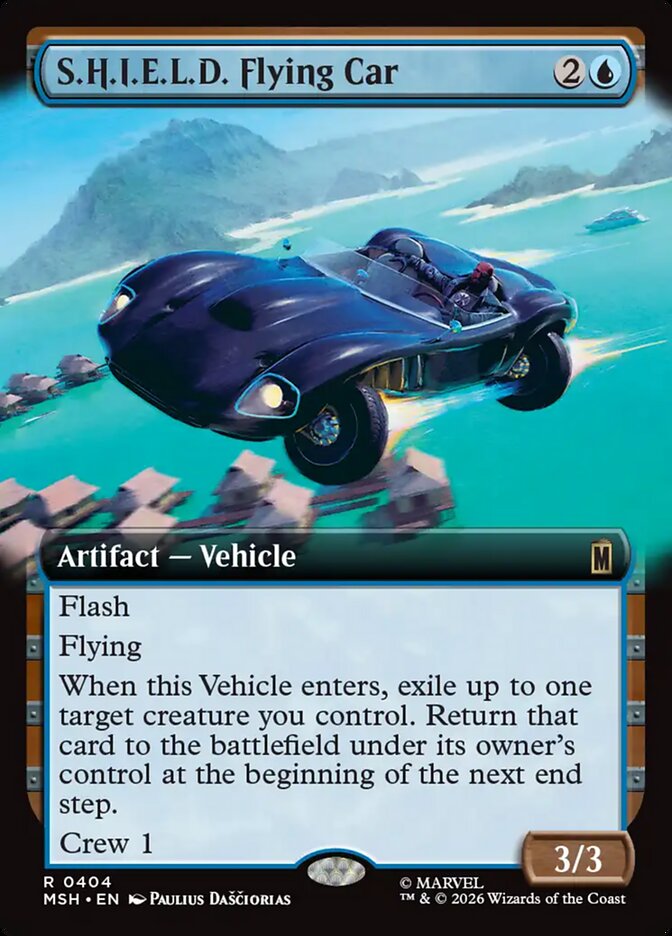 S.H.I.E.L.D. Flying Car (404) - Marvel Super Heroes (MSH)