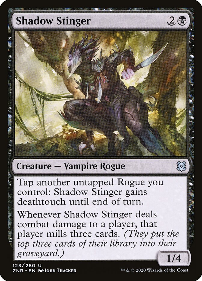 Shadow Stinger (123) - Zendikar Rising (ZNR)