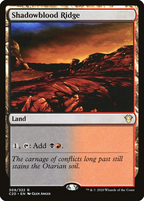 Shadowblood Ridge (309) - Commander 2020 (C20)