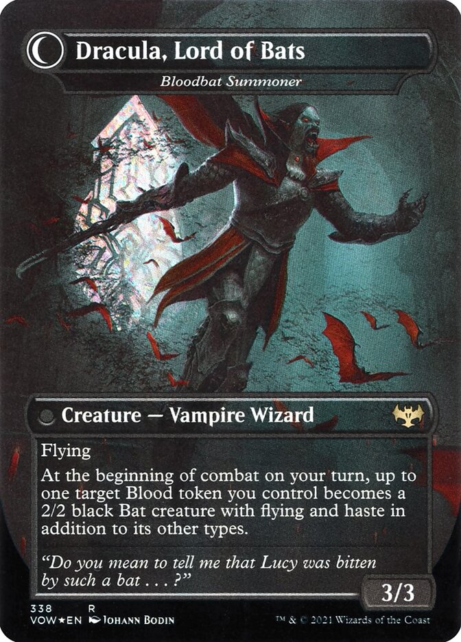 Dracula, Lord of Blood - Voldaren Bloodcaster // Bloodbat Summoner (338) - Innistrad: Crimson Vow (VOW)