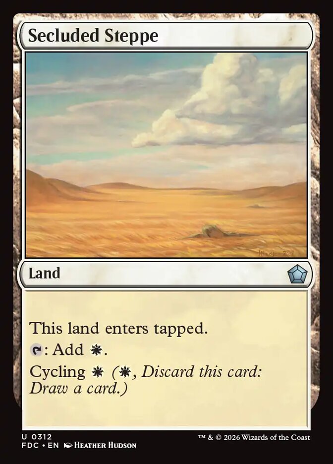 Secluded Steppe (312) - Foundations Commander (FDC)