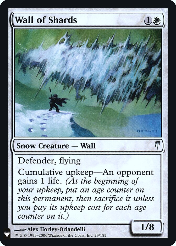 Wall of Shards (CSP-23) - The List (PLST)