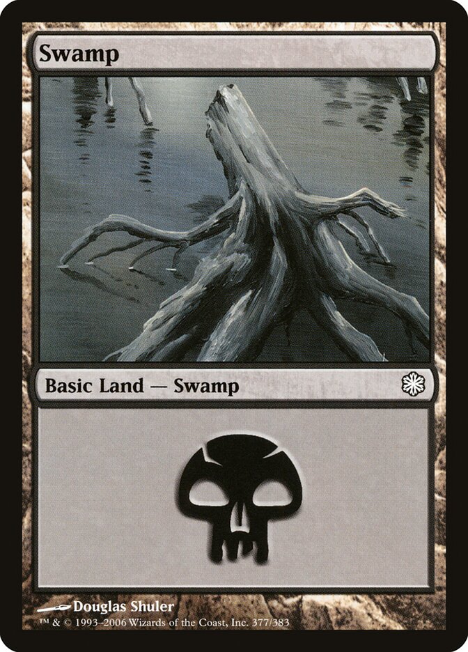 Swamp (377) - Coldsnap Theme Decks (CST)