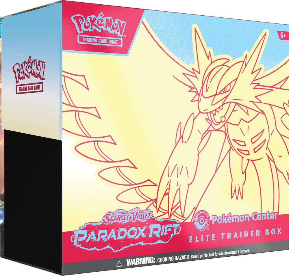 Paradox Rift Pokemon Center Elite Trainer Box (Exclusive) [Roaring Moon] - SV04: Paradox Rift (PAR)